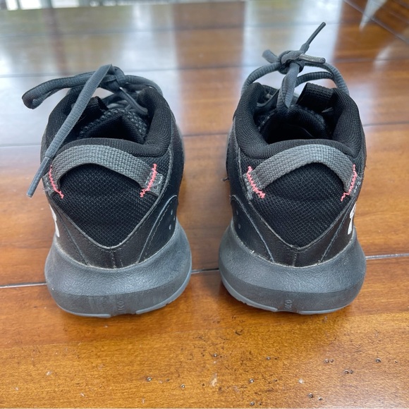 Under Armour 2022 Lockdown 6 GS 'Black Blitz Red' boys youth sneakers - Picture 8 of 11